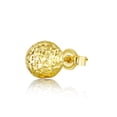 thumbnail image 5 of Wellingsale Ladies 14k Yellow Gold Polished Ball Earrings, 5 of 7