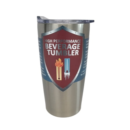 NorChill 20 oz Double Wall Stainless Steel Tumbler with Lid
