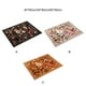 thumbnail image 3 of Advancent Alfombra lavable floral antiincrustante, poliéster duradero, suave, de pelo corto, alfombras de entrada lavables suaves Cubiertas para muebles de jardín dos 60*90cm, 3 of 6
