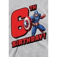 thumbnail image 3 of Captain America Chandail à Capuche 6e Anniversaire Garçons/filles, 3 of 5