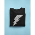 thumbnail image 3 of Thunderbolt With Ink Splash Sweatshirt Men -GoatDeals Designs, Male 3X-Large, 3 of 4