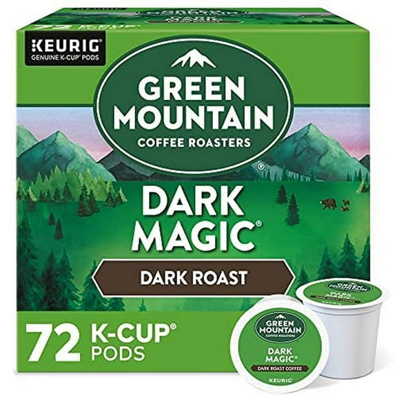 Dark Magic Keurig Single-Serve K-Cup Pods, Dark Roast Coffee, 72 Count (6 Packs of 12)