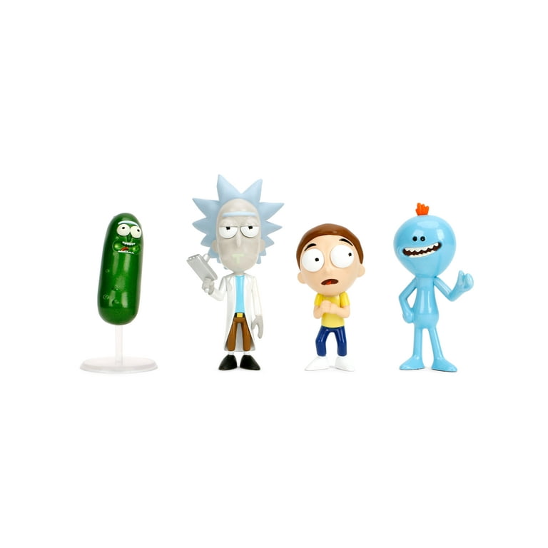 Rick and Morty Metalfigs 4-Pack Collectible Die-Cast Figures 2.5
