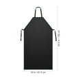 thumbnail image 2 of Changmusheng Waterproof Rubber Black Work Apron 54 inch Adjustable Bib for Dishwashing, 2 of 8