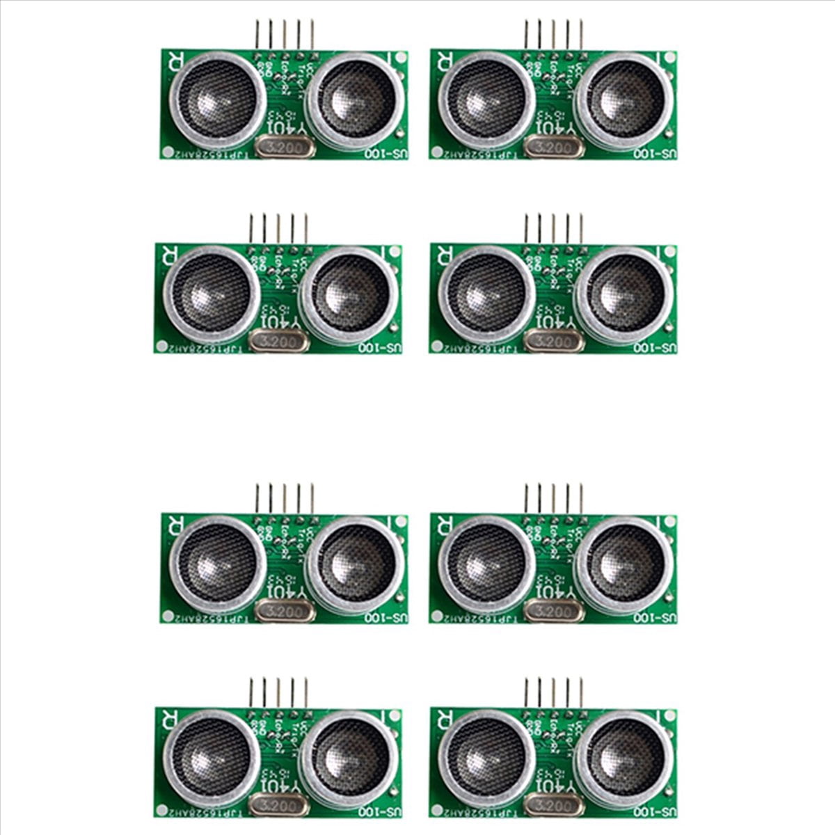 Sensor 85024 8 Piezas MóDulo de Sensor UltrasóNico US-100 DC 2.4V - 5V con Distancia ...
