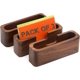thumbnail image 1 of Paquete de 3 tarjeteros de madera de nogal para escritorio, organizador de tarjetas de visita de madera, 1 of 5