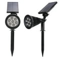 thumbnail image 3 of Waterproof 7 LED Solar Spotlight, Outdoor Wall Light, For Outdoor Pond Garden Solar Garden Light Weddings, 3 of 8