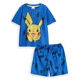 thumbnail image 1 of Pokemon Pyjama Deux Pièces à Manches Courtes et Jambes Courtes Bleu pour Garçons, 1 of 6