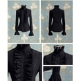 thumbnail image 5 of Victorian by Victorian High Neck Frilly Ruffle Blouse, Long Sleeve Top, Women's, 5 of 5
