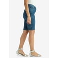 thumbnail image 2 of Jessica London Women's Plus Size True Fit Stretch Denim Bermuda Short, 2 of 5