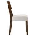 thumbnail image 4 of Pax Wood Dining Side Chairs - Set of 2 in Walnut Heathered Weave Ivory, 4 of 10
