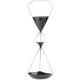thumbnail image 2 of Relojes de Arena Decorativos SymmetryPrism 2Pzas 5-10min Negro Vidrio/Arena., 2 of 2