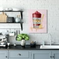 thumbnail image 2 of Stupell Industries Yes Please Fruit Parfait Gold Pink Painting Canvas Wall Art by Ziwei Li, 2 of 6