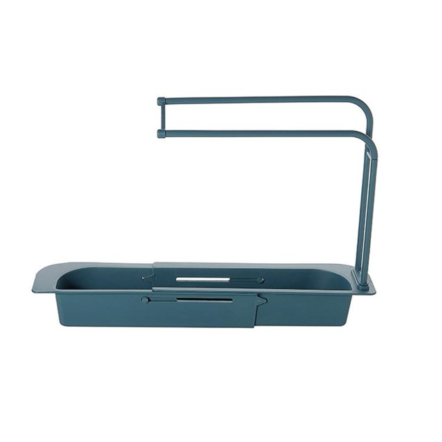 CAIROYAR Estante para fregadero, soporte telescópico, estante de almacenamiento expandible, cestas para desagüe de cocina σ }✨