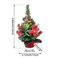 thumbnail image 3 of Clearance Christmas Decoration 9.8inches Mini Christmas Tree Christmas Decoration Scene Setting for Living Room Desk Bedroom Ornaments, 3 of 6