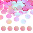 thumbnail image 1 of 450 Pcs Paillettes Rondes Plates, 20mm/0.8 Résine Dégradé AB Rouge Clair Paillettes Lâches avec Trous Uniques, 1 of 7