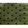 thumbnail image 4 of oneOone Georgette Viscose Fabric Lotus Block Printed Fabric 1 Yard 42 Inch Wide, 4 of 4