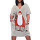 thumbnail image 1 of sus renos / Weihnachtsmann mit Rentier Vestido holgado con bolsillos Vestido de fiesta Vestido de fiesta para mujer Vestido largo de fiesta Vestido de mujer, 1 of 7