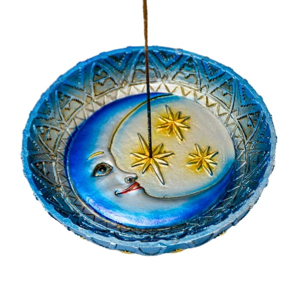 Moon & Stars Upright Incense Burner