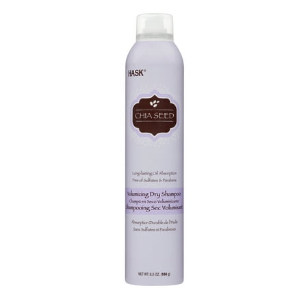 HASK Chia Seed Volumizing Long-lasting Oil Absorption Dry Shampoo, 6.5 (Best Volumizing Dry Shampoo)