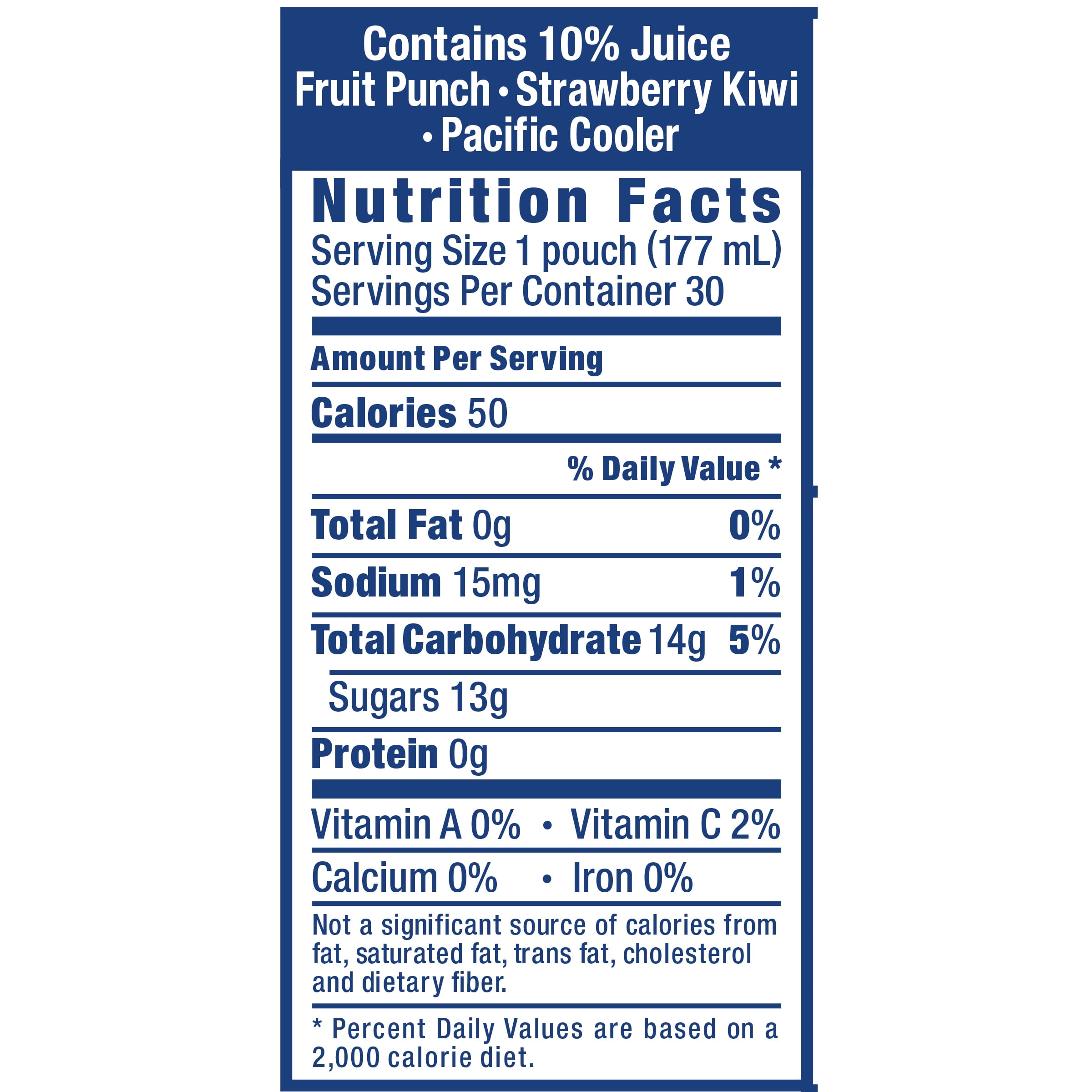 Capri Sun Nutrition Facts Label Nutrition Ftempo