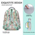 thumbnail image 5 of "Stylish Dog Backpack for School & College - Durable Laptop Backpack for Students, Pet Lovers, Work & Everyday Use, Cute Dog Print with Multiple Pockets, Waterproof & Lightweight", 5 of 6