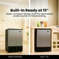 thumbnail image 5 of Whynter UIM-155 Stainless Steel Built-In Ice Maker, 5 of 8