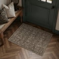 thumbnail image 2 of PureCozy 2'x3' Small Area Rugs for Doorway Bathroom Bedroom Entryway Kitchen Dorm Entrance Oriental Traditional Vintage Non Slip Brown Washable Rugs, Red Brown, 2 of 5