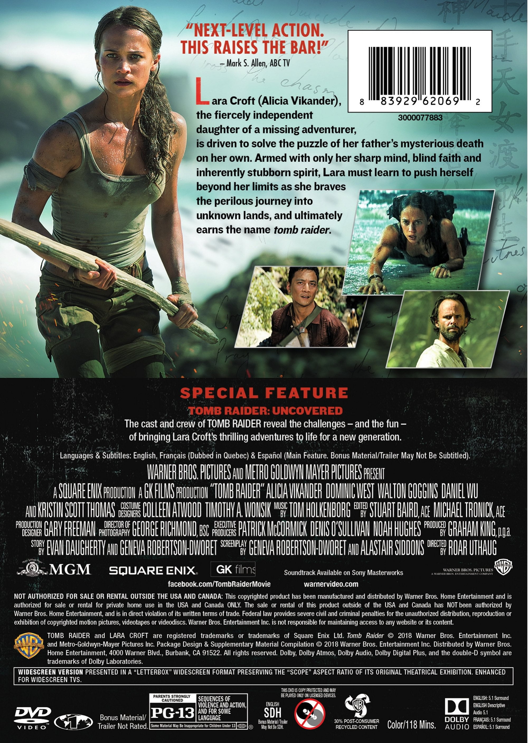 DVD Tomb Raider A Origem - Warner Bros - Livros de História e Geografia -  Magazine Luiza