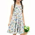 thumbnail image 6 of Piuwrlz Girls Play Casual Dresses Girl Summer Dresses Pleated Skirts Multicolor Size 7 Years, 6 of 6