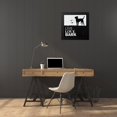 thumbnail image 4 of Villa, Milli 20x20 Black Modern Framed Museum Art Print Titled - Live Love Bark, 4 of 5