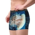 thumbnail image 4 of Disketp White Jellyfish Dansing In The Ocean Men'S Boxer Briefs,Soft And Breathable Cotton Underwear With Comfortflex Waistband, 4 of 9