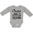 thumbnail image 3 of Inktastic Cruise Squad with Vector Cruise Ship and Palm Trees Boys or Girls Long Sleeve Baby Bodysuit, 3 of 5