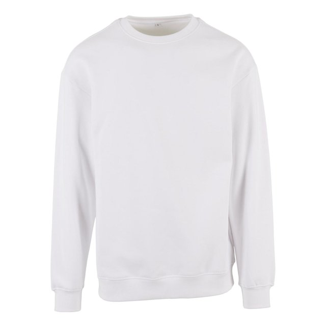 Build Your Brand Mens Crew Neck Plain Sweatshirt