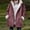 *Wine, variant on Women's Faux Suede Fleece Lined Hoodeid Jackets,Button Up Loose Warm Casual Cozy Coat With Pockets Wine,Womens Plus L