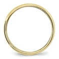 thumbnail image 2 of Solid 10k Yellow Gold 6mm Milgrain Plain Classic Dome Men's Wedding Band Ring Size 12.5, 2 of 5