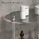 thumbnail image 5 of Clear Plastic Desktop Organizer Shelf with Metal Frame for Cosmetics and Toiletries Storage, 2-Tier or 3-Tier, 5 of 6