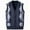 #01 Dark Blue 【Mix & Match: Essential Colors in Stock】, variant on Men's Knit V-Neck Cardigan Waistcoat Coat Sweater Vest Casual Loose Fit Warm Soft Waffle Knit Loungewear Travel Office Modern Fashion Essential | AESTIVO,Dark Blue L