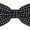 Black, variant on Jacob Alexander Men's Polka Dot Print Pre-Tied Adjustable Banded Bow Tie - Burgundy