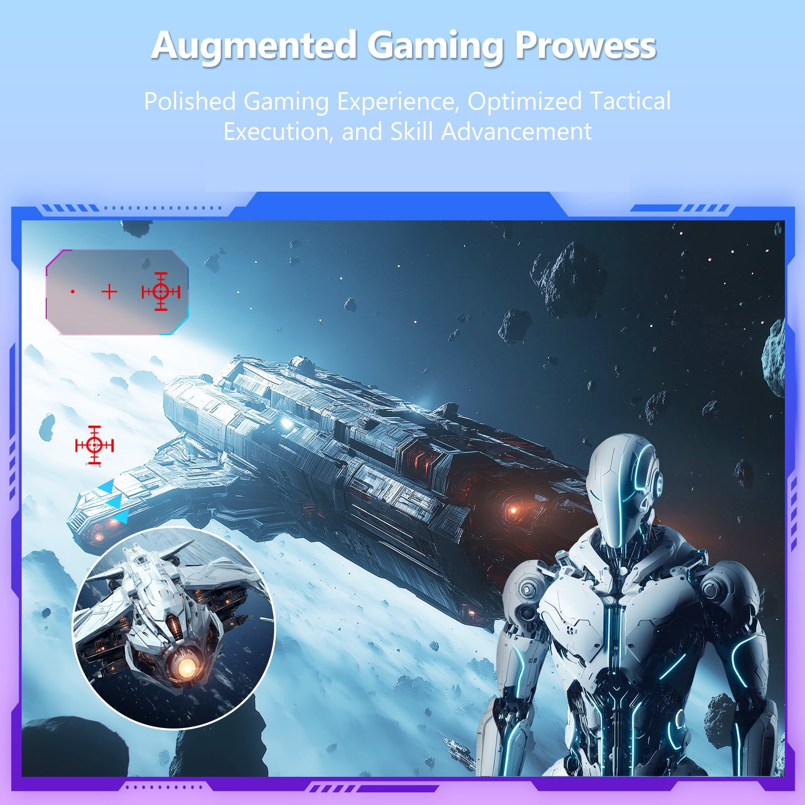 Z-EDGE 24 Inch 240Hz Gaming Monitor, FHD 1080P IPS Display, 1ms MPRT, AMD FreeSync, HDR Support, VESA Mount Compatible, White