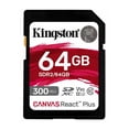 thumbnail image 2 of SD Card Kingston Canvas React Plus 64GB U3 V90 (2-Pack), 2 of 5