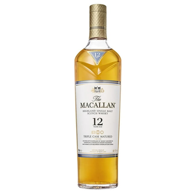 Whisky The Macallan Single Malt 12 Años Triple Cask 700 ml The Macallan Single Malt 12 Años Triple Cask