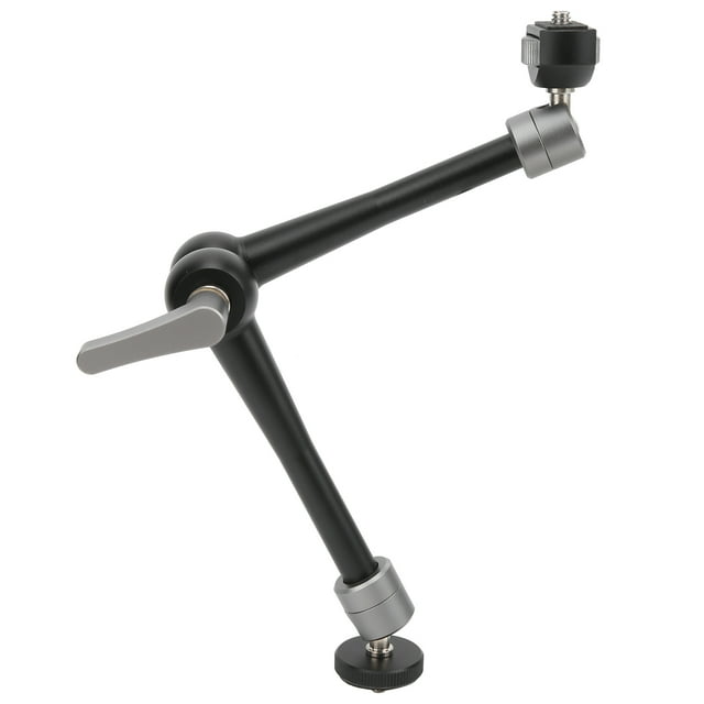 Articulating Friction Arm, Camera Cage Rig 1/4in Screw Gimbal Aluminum Alloy Photography Rod 360 Degrees Adjustable For Device Expanding For Video Shooting