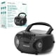 thumbnail image 1 of Philco Reproductor de CD portátil Boombox reproductor de casete combinado con Bluetooth, radio FM reproductores de CD para el hogar, reproductor de cinta de casete, entrada auxiliar compatible MP3/WMA, 1 of 5
