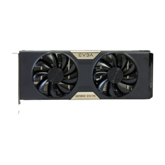 EVGA GeForce GTX 770 4GB 256-Bit GDDR5 PCI Express 3.0 SLI Support FTW 4GB Dual w/ EVGA ACX Cooler Video Card 04G-P4-3776-RX