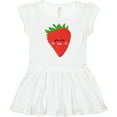 thumbnail image 3 of Inktastic Strawberry Kawaii Girls Baby Dress, 3 of 5