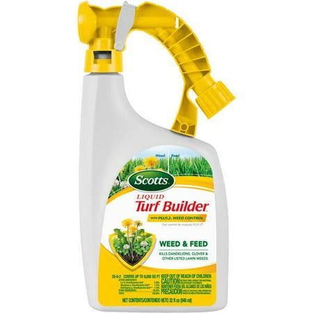 Scotts Liquid Turf Builder with Plus 2 Weed Control - Typhoon (Best Miracle Grow For Weed)