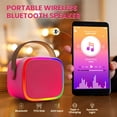 thumbnail image 4 of Juego de máquinas de karaoke BONAOK Kids portátil Bluetooth 2MIC, 4 of 6