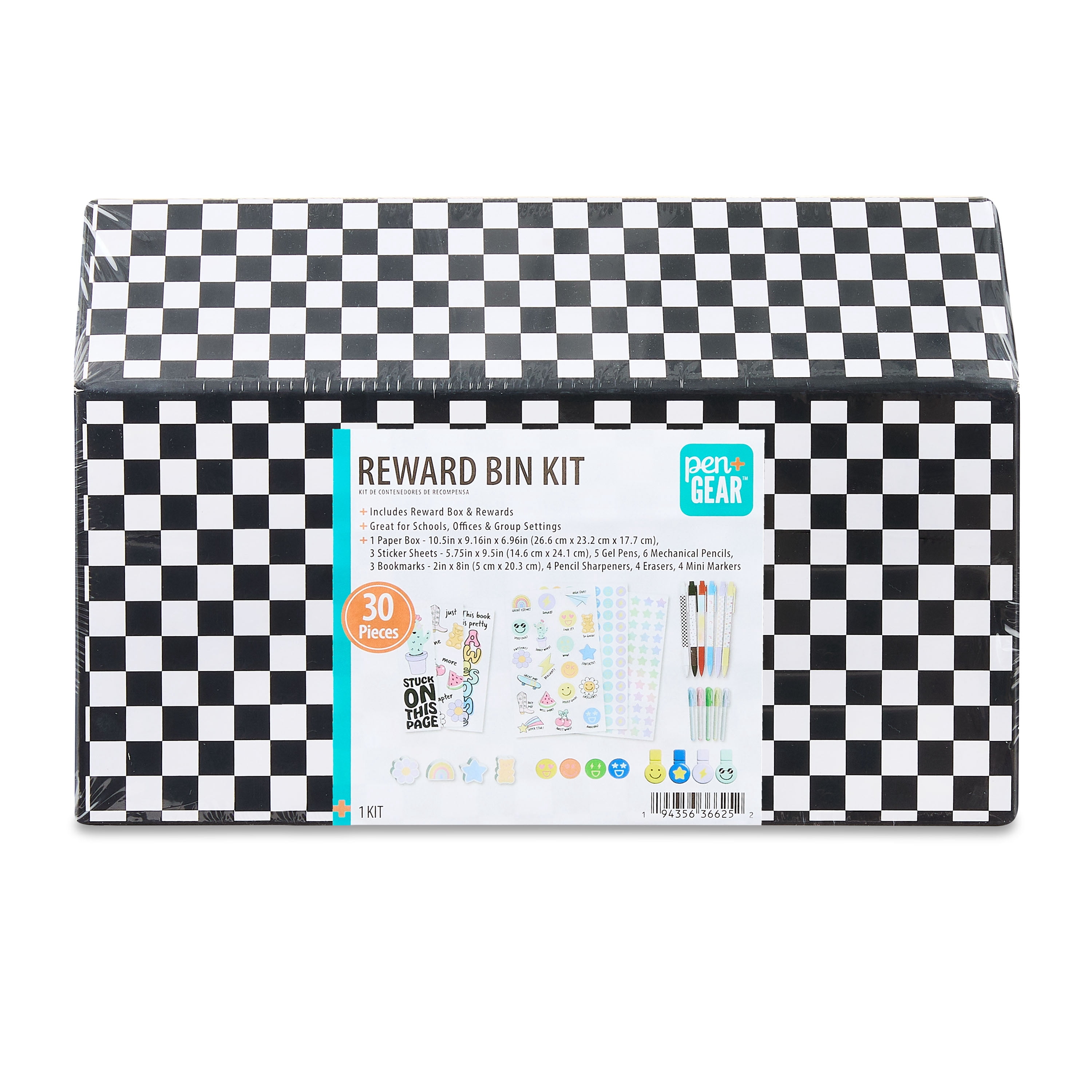 Pen + Gear Classroom Reward Bin Kit with 30 Motivational Pieces