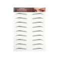 thumbnail image 1 of Unique Bargains Tatouage Simulation Sourcils pour Femmes 1 Pce Croissant de Lune, Noir, 1 of 5